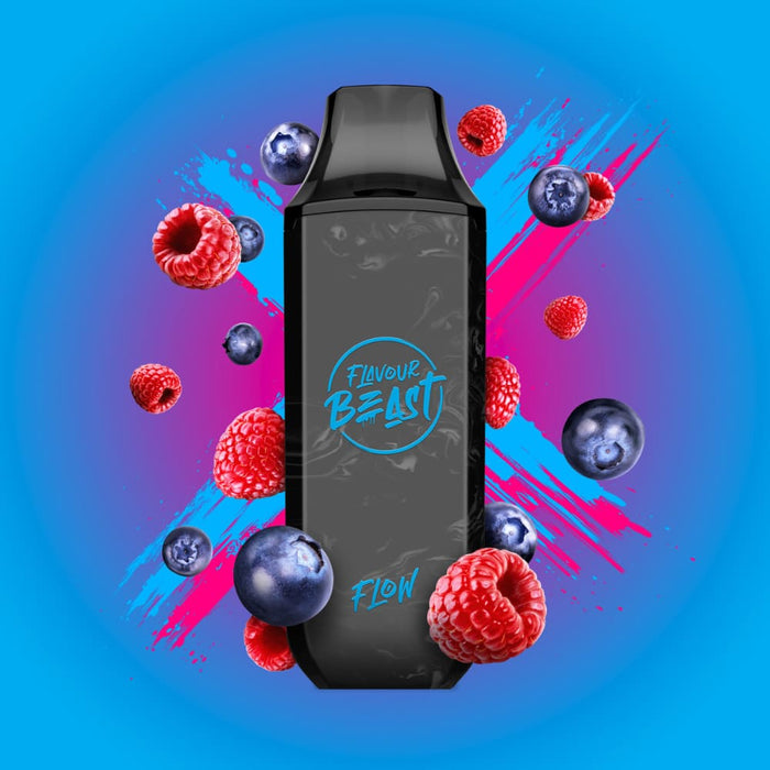 Flavour Beast Flow Disposable Vape - Bomb Blue Razz