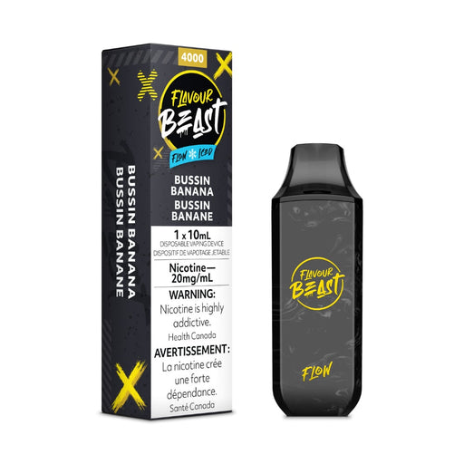 Flavour Beast Flow Disposable Vape - Bussin Banana Iced