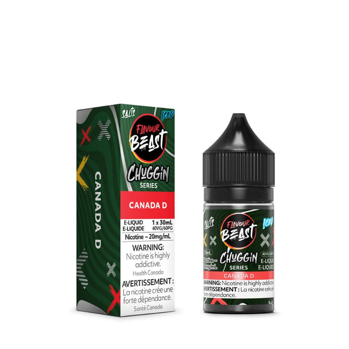 Flavour Beast Juice Nic Salts - Chuggin Canada D (30mL)