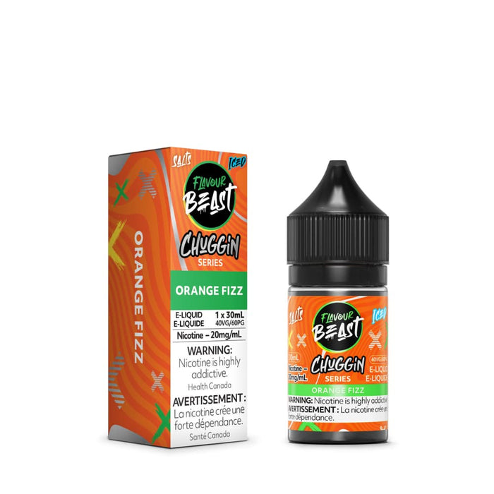Flavour Beast Juice Nic Salts - Chuggin Orange Fizz (30mL)