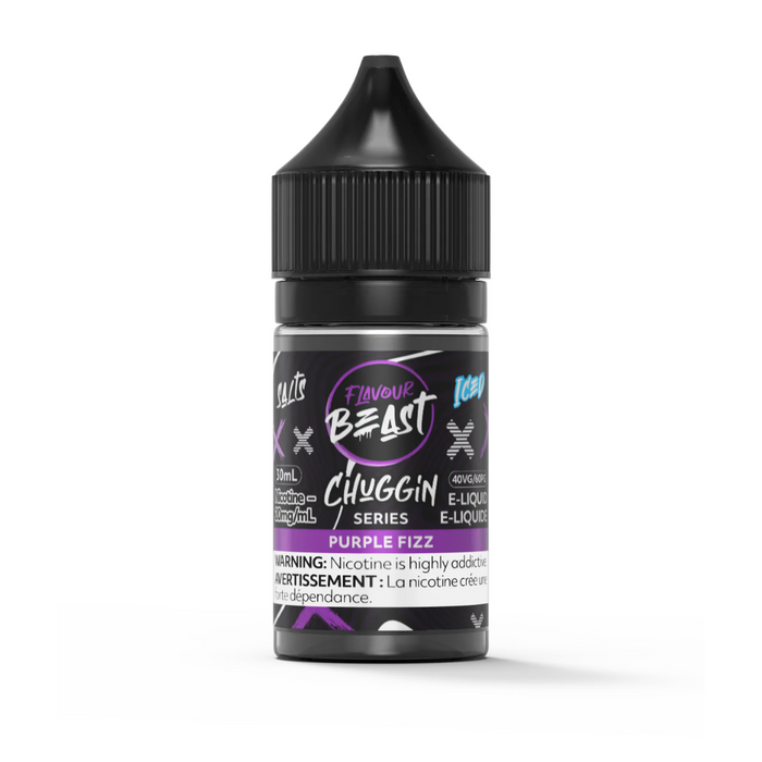 Flavour Beast Juice Nic Salts - Chuggin Purple Fizz (30mL)
