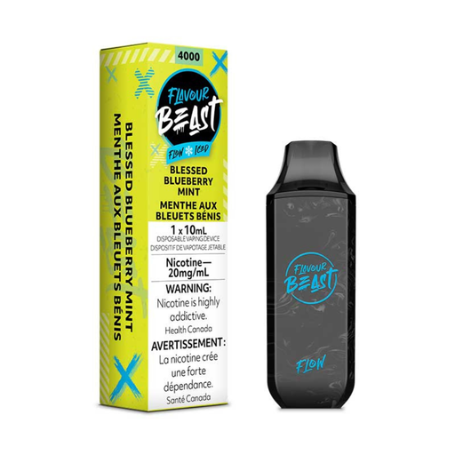 Flavour Beast Flow Disposable Vape - Blessed Blueberry Mint Iced