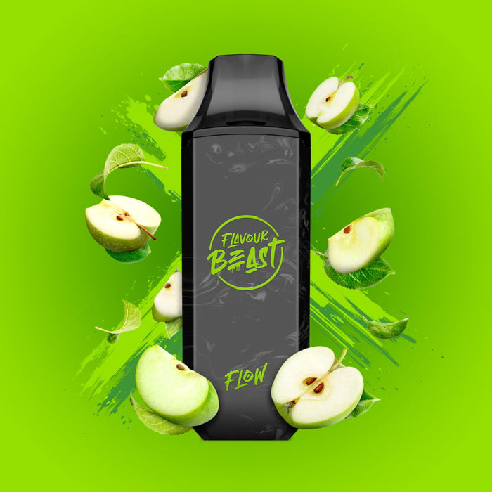Flavour Beast Flow Disposable Vape - Gusto Green Apple
