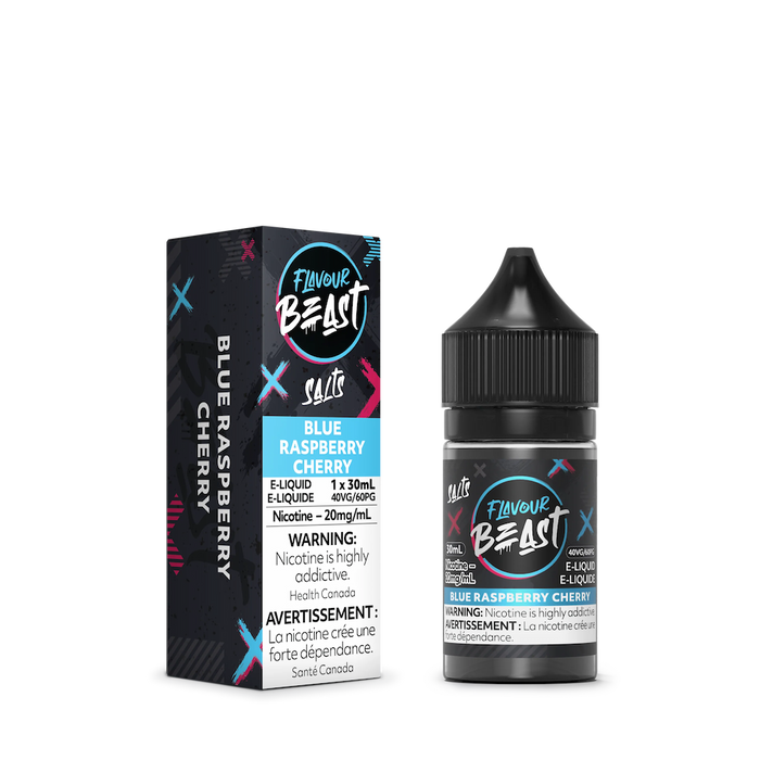 Flavour Beast ICE Salt Nic Vape Juice - Blue Raspberry Cherry (30ml)