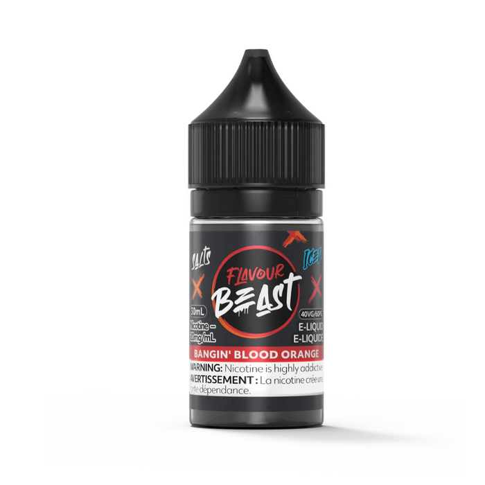 Flavour Beast Juice Nic Salts - Bangin Blood Orange Iced (30mL)