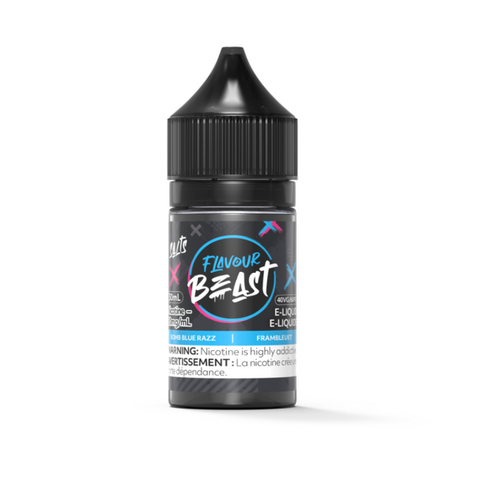 Flavour Beast Juice Nic Salts - Bomb Blue Razz (30ml)