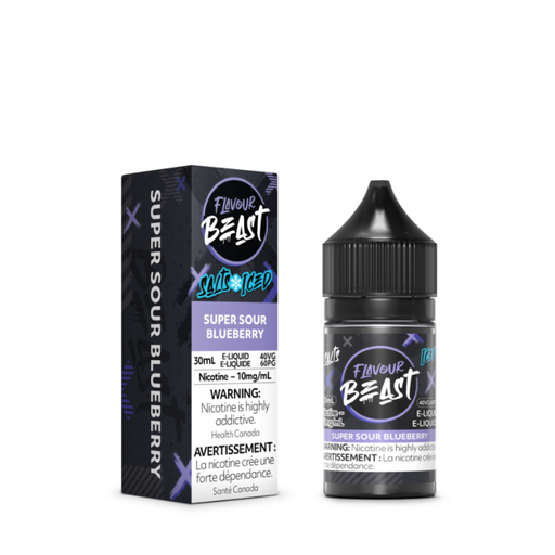 Flavour Beast Juice Nic Salts - Super Sour Blueberry Iced