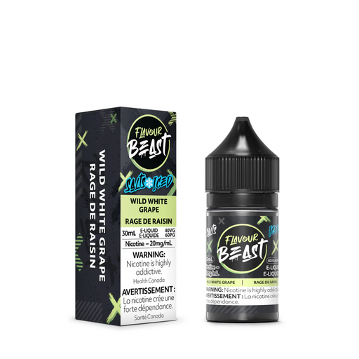 Flavour Beast Juice Nic Salts - Wild White Grape Iced (30ml)
