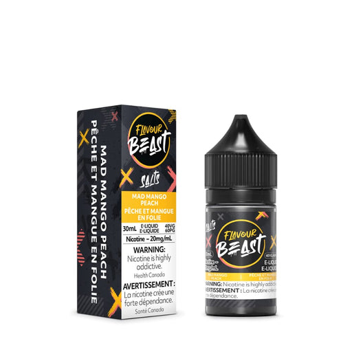 Flavour Beast Juice Nic Salts - Mad Mango Peach (30mL)
