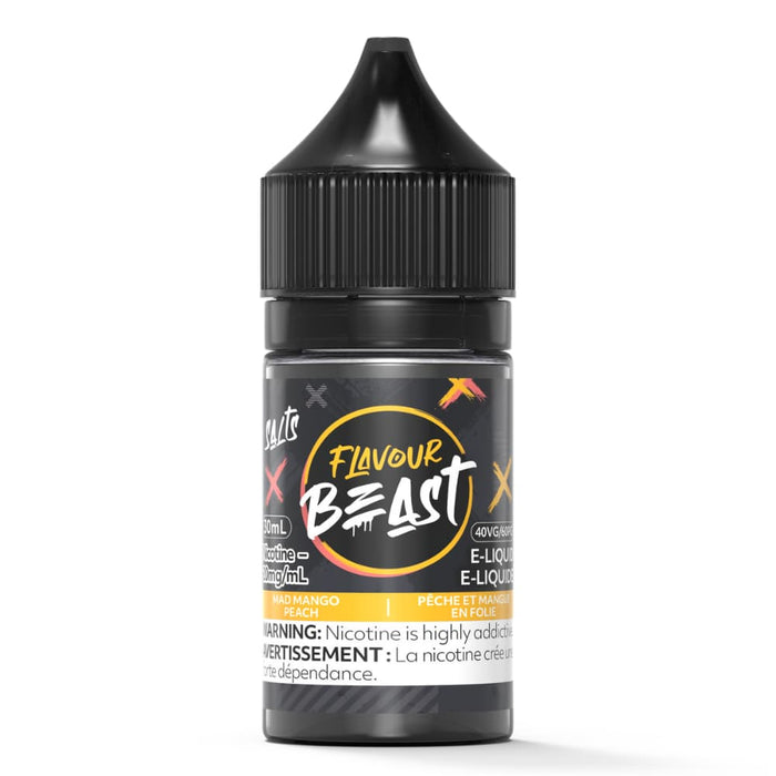 Flavour Beast Juice Nic Salts - Mad Mango Peach (30mL)