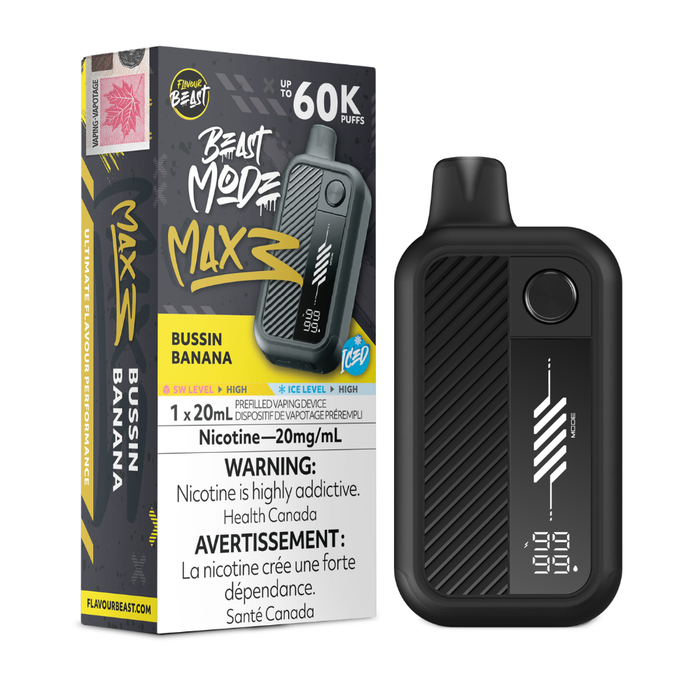 Flavour Beast Mode Max 3 Disposable Vape - 60k Puffs - 20mg - 20ml