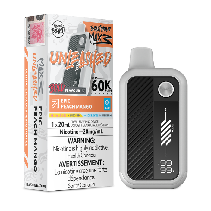 Flavour Beast Mode Max 3 Unleashed Disposable Vape - 60k Puffs - 20mg - 20ml