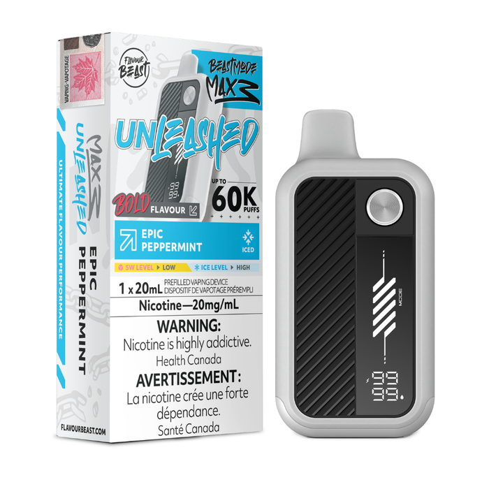 Flavour Beast Mode Max 3 Unleashed Disposable Vape - 60k Puffs - 20mg - 20ml