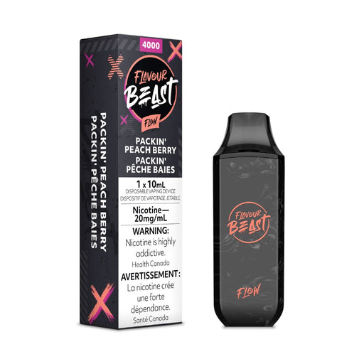 Flavour Beast Flow Disposable Vape - Packin Peach Berry