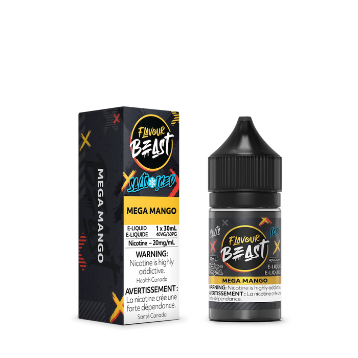 Flavour Beast ICE Salt Nic Vape Juice - Mega Mango (30ml)