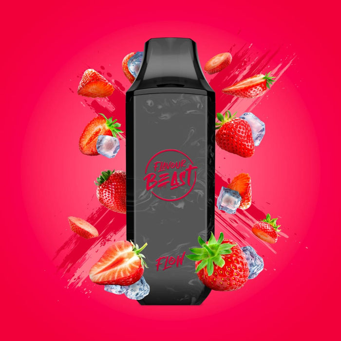 Flavour Beast Flow Disposable Vape - Sic Strawberry Iced