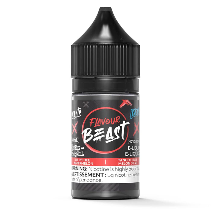 Flavour Beast Juice Nic Salts - Lit Lychee Watermelon Iced (30mL)