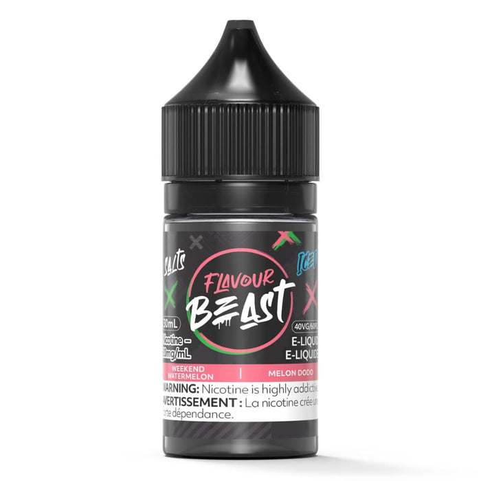 Flavour Beast Juice Nic Salts - Weekend Watermelon Iced (30mL)