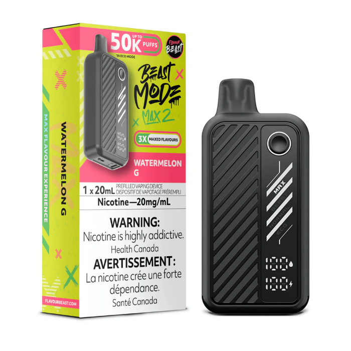 Flavour Beast Beast Mode Max 2 Disposable Vape - Watermelon G