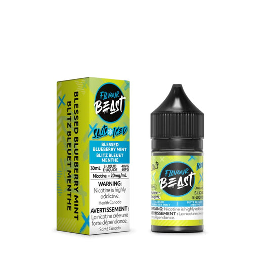 Flavour Beast Juice Nic Salts - Blessed Blueberry Mint Iced (30mL)