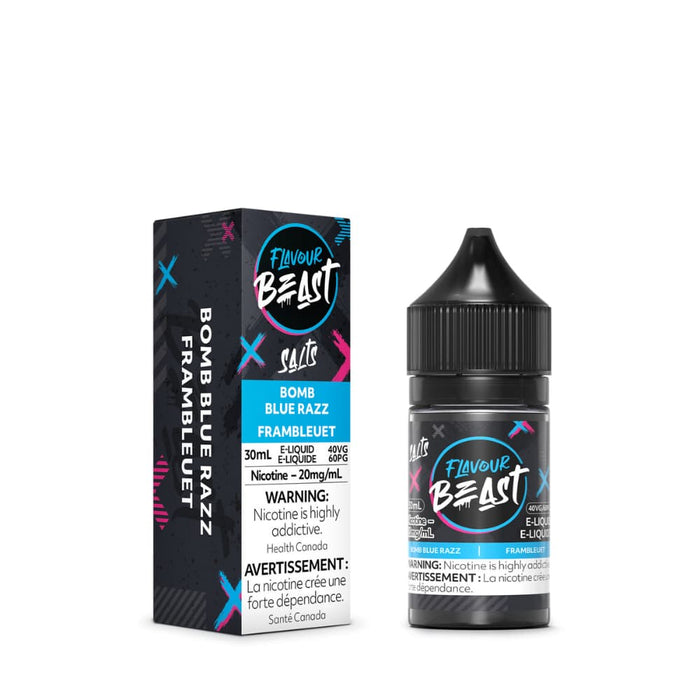 Flavour Beast Juice Nic Salts - Bomb Blue Razz (30ml)