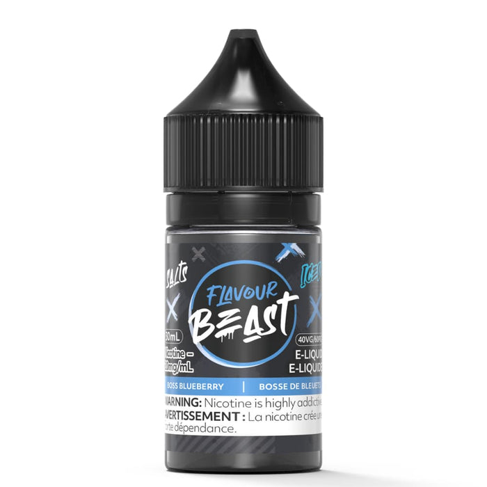 Flavour Beast Juice Nic Salts - Boss Blueberry Iced (30mL)