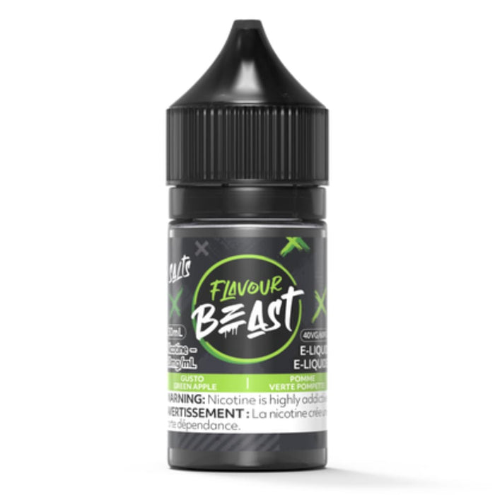 Flavour Beast Juice Nic Salts - Gusto Green Apple (30mL)