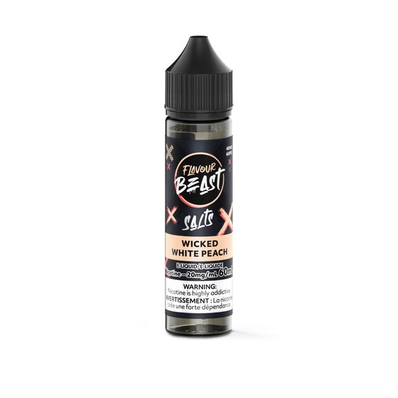 Flavour Beast E-Liquid Salts  - Wicked White Peach (60ml)