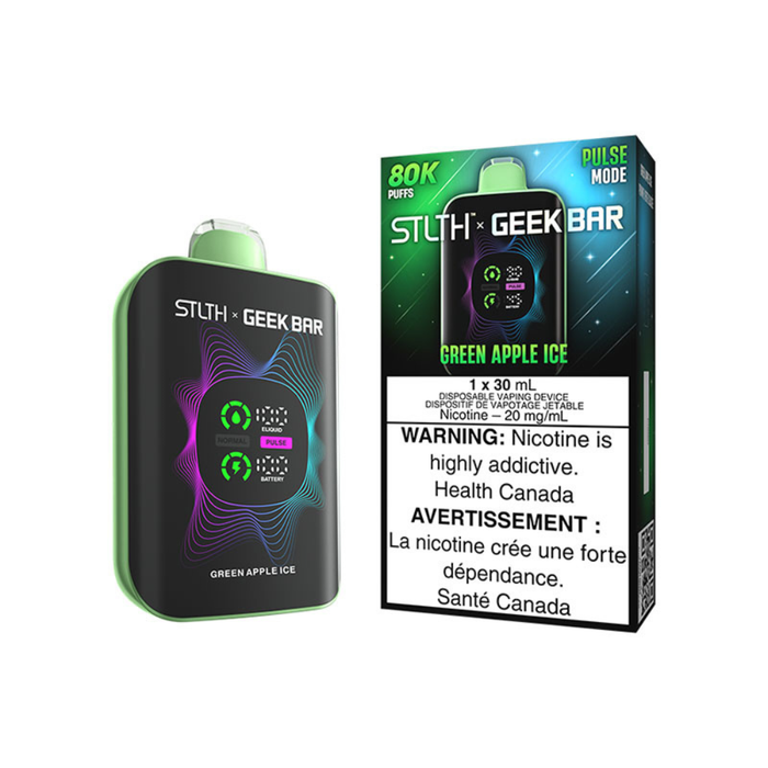 STLTH x Geek Bar 80K  Disposable vape - Green Apple Ice