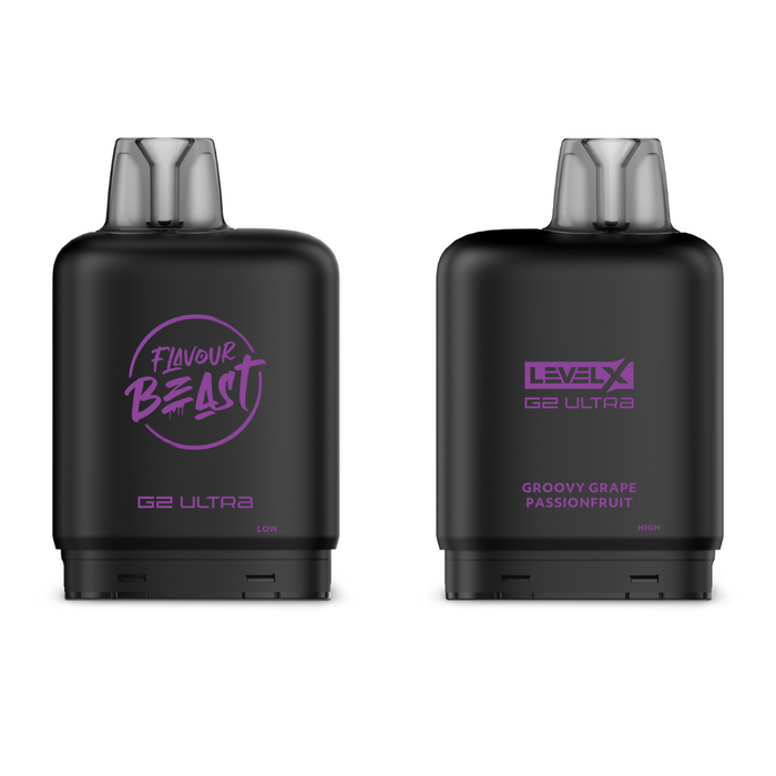 Level X Flavour Beast Boost G2 Ultra Pods - Groovy Grape Passionfruit