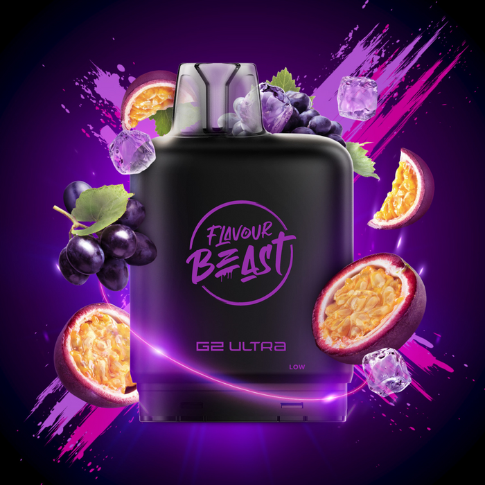 Level X Flavour Beast Boost G2 Ultra Pods - Groovy Grape Passionfruit
