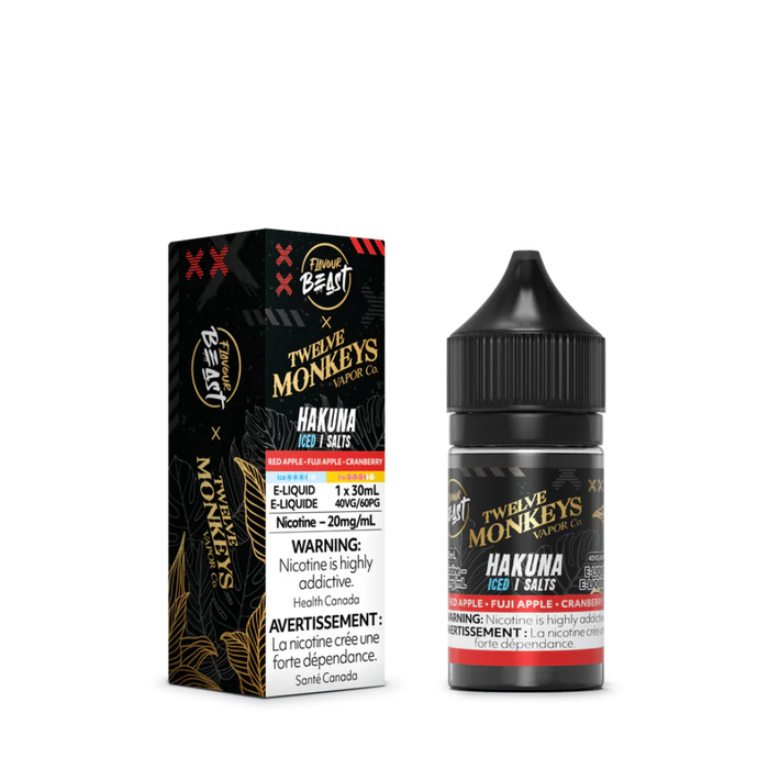 Flavour Beast Juice Nic Salts - Twelve Monkeys Hakuna (30mL)