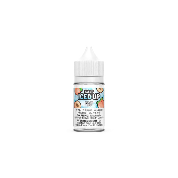 Iced Up Vape Juice Salt Nic - Peach Ice (30 mL)