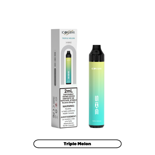 Icon Bar Disposabe Vape - Triple Melon