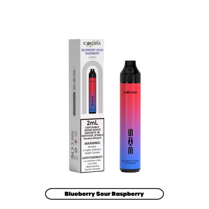 Icon Bar Disposabe Vape - Blueberry Sour Raspberry