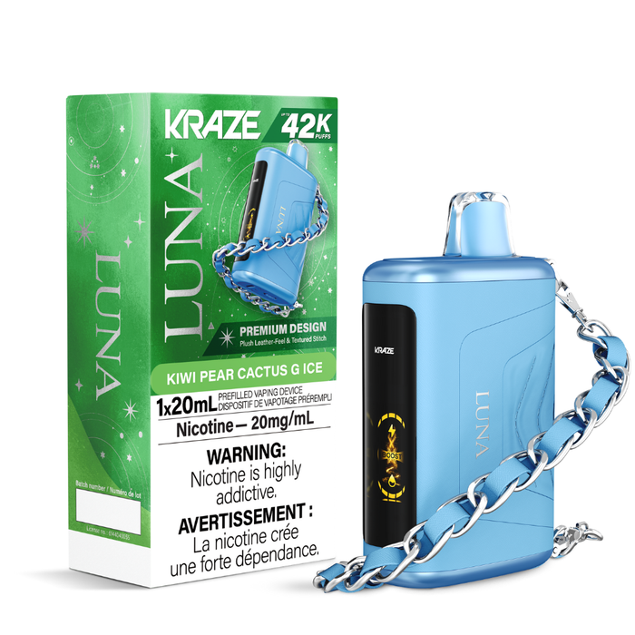 Kiwi Pear Cactus G Ice - Kraze Luna Disposable Vape