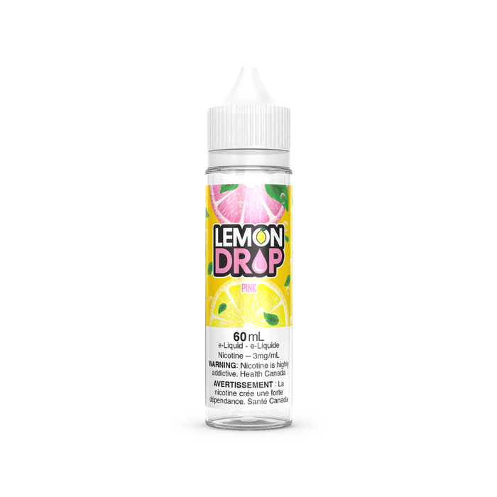 Lemon Drop Vape Juice Freebase - Pink Rose (60ml)