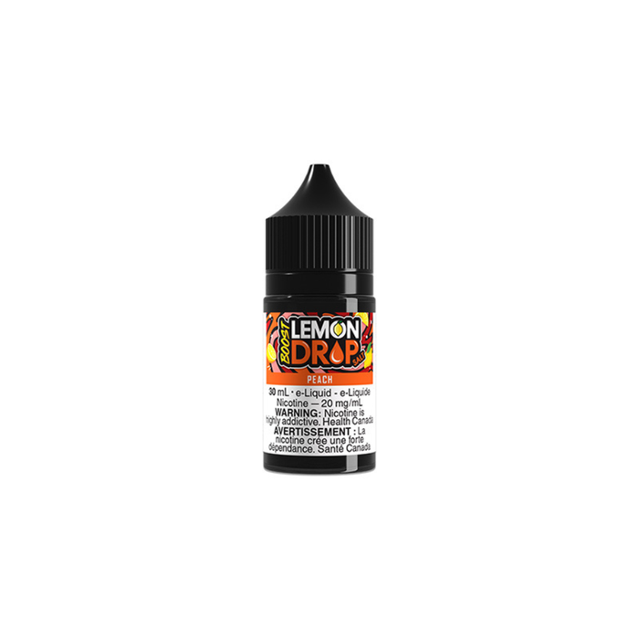 Lemon Drop Boost Vape Juice Salt Nic - Peach (30 mL)