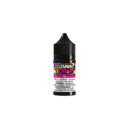 Lemon Drop Boost Vape Juice Salt Nic - Pink (30 mL)