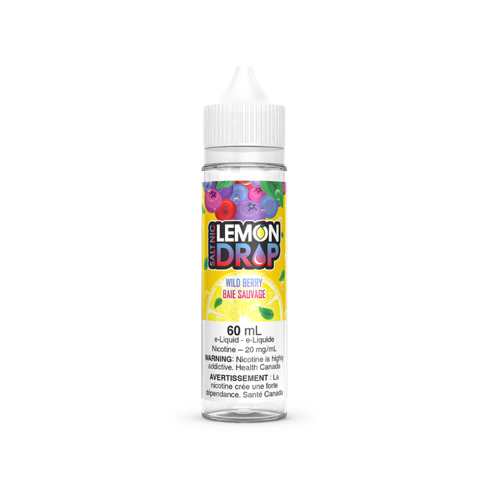 Lemon Drop Vape Juice Freebase - Wild Berry (60mL)