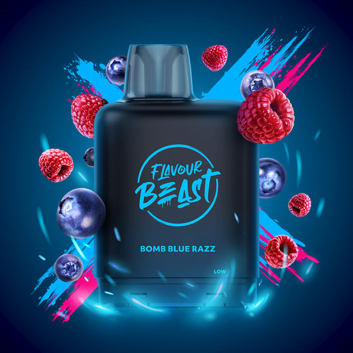 Level X Flavour Beast Boost G2 Pods - Bomb Blue Razz