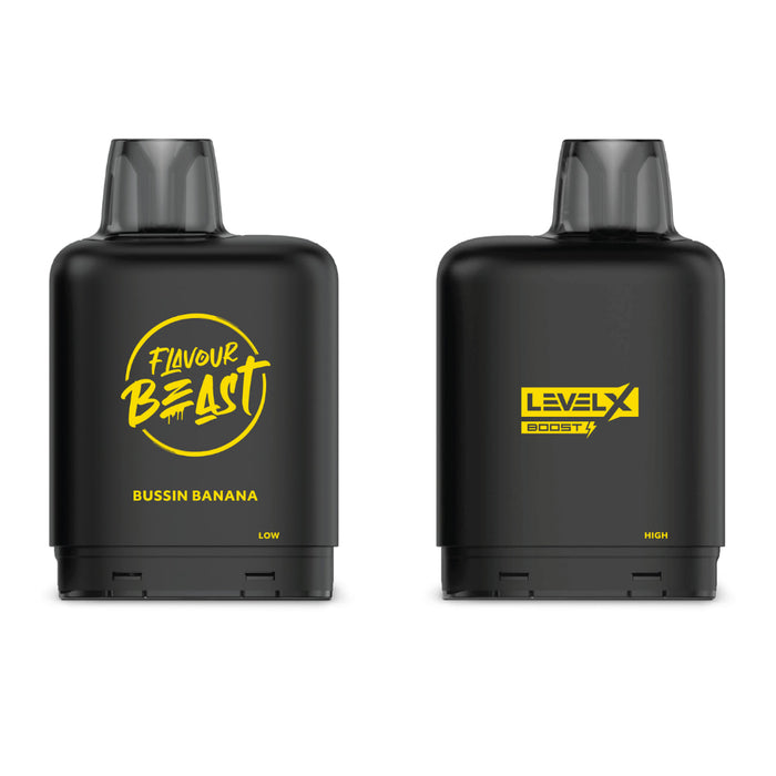 Level X Flavour Beast Boost G2 Pods - Bussin Banan Iced