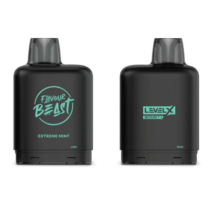 Level X Flavour Beast Boost G2 Pods - Extreme Mint Iced