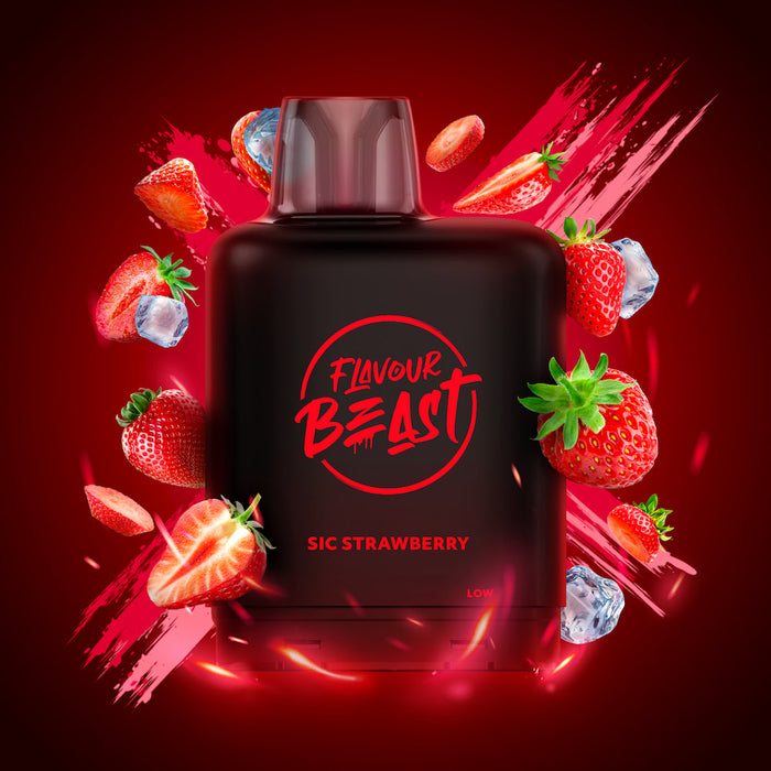 Level X Flavour Beast Boost G2 Pods - Sic Strawberry Iced