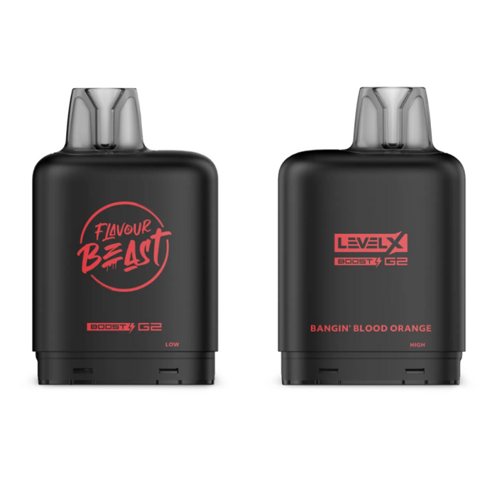 Level X Flavour Beast Boost G2 Pods - Bangin Blood Orange Iced