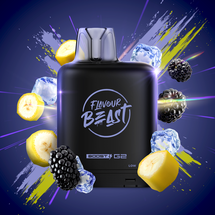 Level X Flavour Beast Boost G2 Pods - Blazin Banana Blackberry Iced