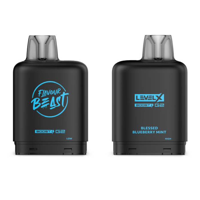 Level X Flavour Beast Boost G2 Pods - Blessed Blueberry Mint Iced