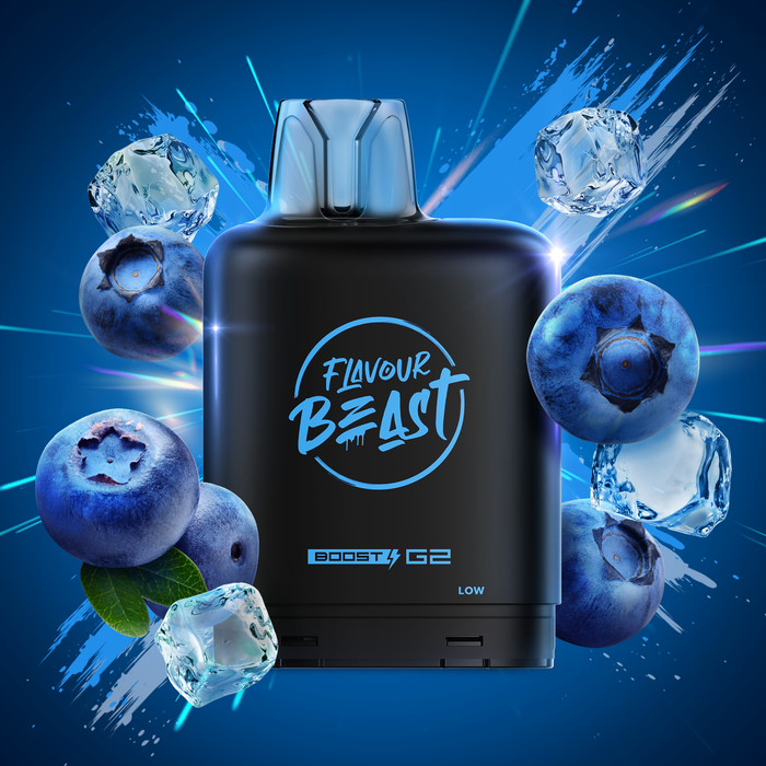 Level X Flavour Beast Boost G2 Pods - Boss Blueberry Iced