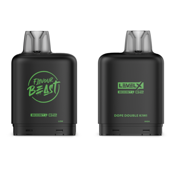 Level X Flavour Beast Boost G2 Pods - Dope Double Kiwi