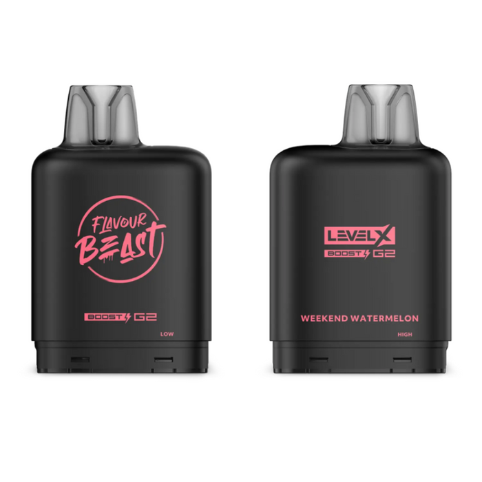 Level X Flavour Beast Boost G2 Pods - Weekend Watermelon Iced